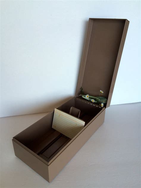 metal 3 x 5 index card box|large 3x5 index card holder.